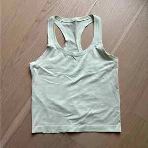 Lululemon Swiftly Race/Waist Tank - Creamy Mint size 6
